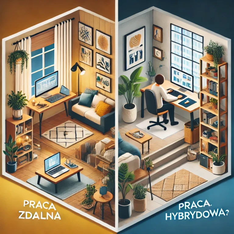 Praca zdalna vs. praca hybrydowa – co wybrać